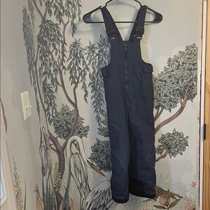 Children's Columbia Waterproof Snow Bibs in Navy Blue, Sz 6/6x